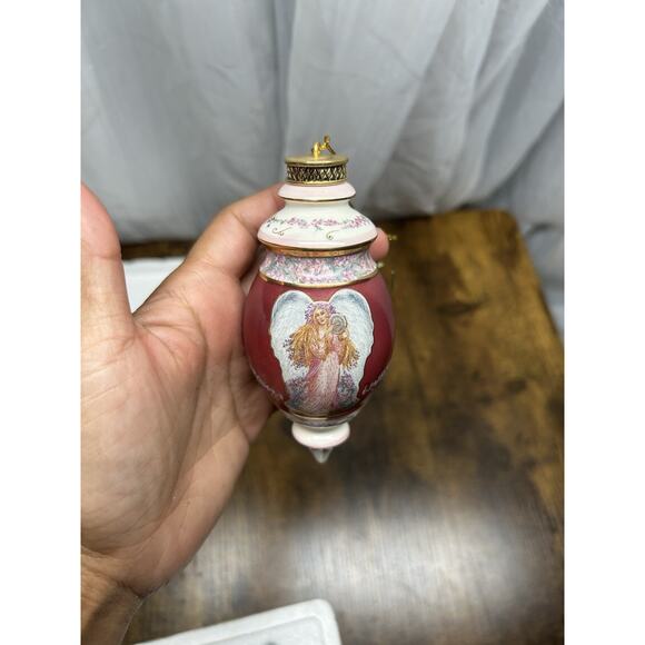 VTG Bradford Editions- 3rd Set In "Symphony of Angels" Collection Ornaments COA - Picture 11 of 16
